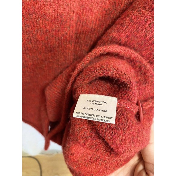 Eileen Fisher‎ Women’s Wool Italian Yarn V-neck Button Front Sweater Coat Small - Picture 4 of 4